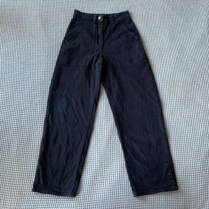 Aritzia Wilfred Black Denim Pants